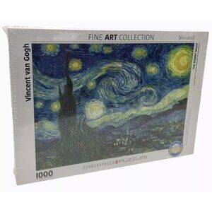 Vincent Van Gogh The Starry Night 1000-Piece Art Puzzle Eurographics NEW SEALED